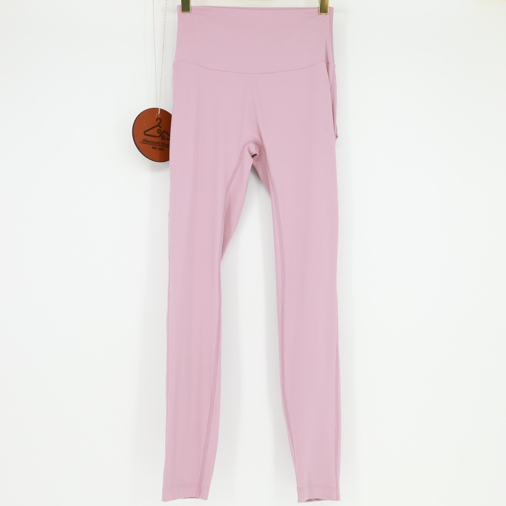Pchee Bum Womens High Waisted Scrunch Butt Cargo Leggings Mauve Pink Size Small